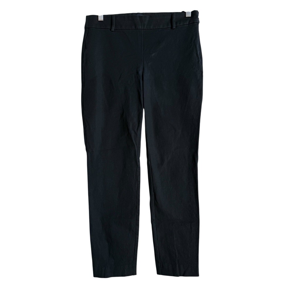 J. Crew Winnie Pant Women's Size 4 Black Stretch Crop Ankle Casual Preppy